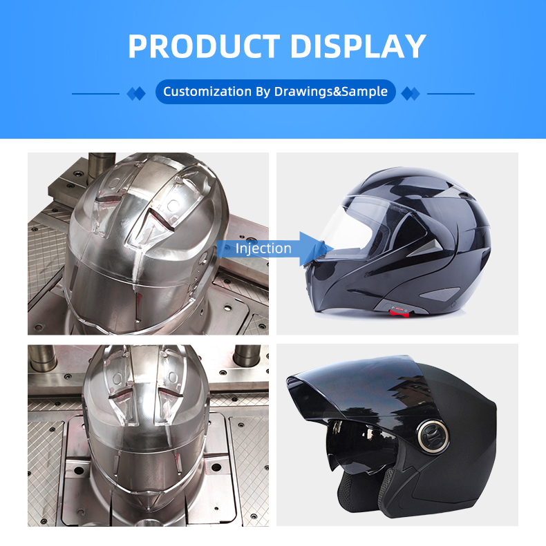 molded motorcycle dot helmets